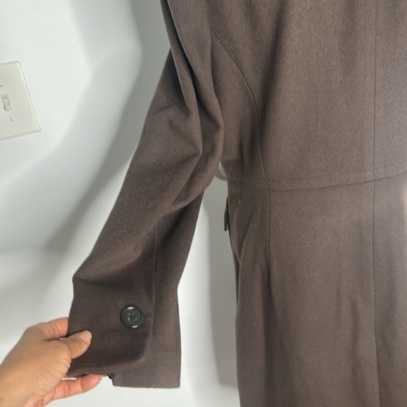 Ann Taylor 3/4 Single Breasted Wool Brown Coat - Picture 8 of 15